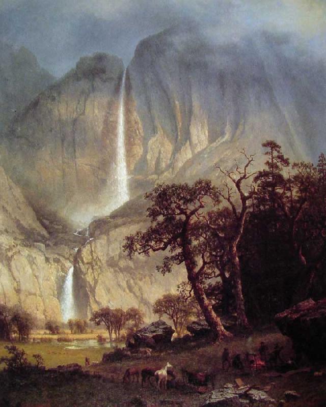 Albert Bierstadt The Yosemite Fall oil painting image